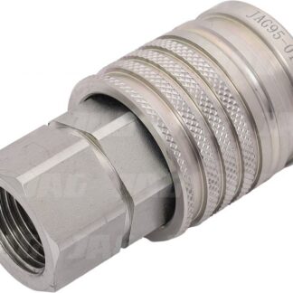 JAG95-0101 Szybkozłącze hydrauliczne grzybkowe-gniazdo z gwintem wewnętrznym, DN12,5, 1/2"BSP, ISO7241-1A