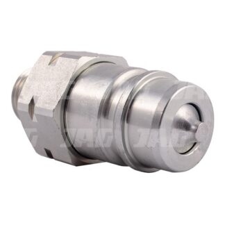 JAG95-0066 Szybkozłącze hydrauliczne grzybkowe-wtyczka z gwintem zewnętrznym, DN12,5, M16X1,5, 10L, ISO7241-A