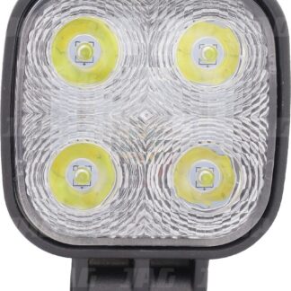 JAG96-0033 Lampa robocza LED, 15W, 10-30V, 5 EPISTAR LEDx3W, SPOT, Kwadratowa JAG