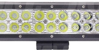 JAG96-0042 Lampa robocza LED, 126W, 10-30V, 42 CREE LEDx3W, FLOOD/SPOT/FLOOD, Listwa podwójna JAG