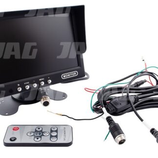 JAG97-0018 Monitor przewodowy 7", 800x480, 16:9, 12-24V, 3 Wejścia Video, 1 Audio