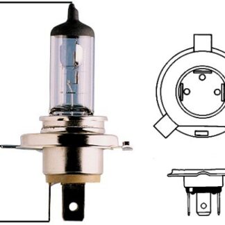 Żarówka 12V 60/55W-H4-P43T HELLA- long life