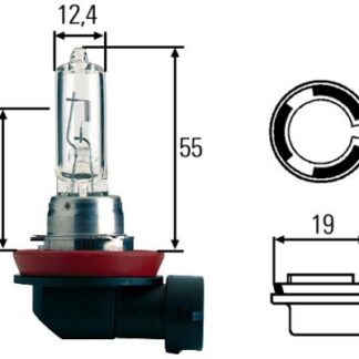 Żarówka 12V 65W-H9-PGJ19-5 HELLA