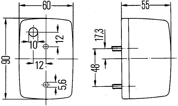 AL24548 Kierunkowskaz prawy HELLA - obrazek 2