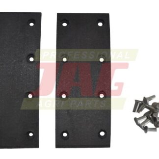 JAG08-0499 Zestaw okładzin hamulcowych 50x125mm (2szt+nity) JAG