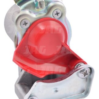 DC214640 Złącze pneumatyczne z zintegrowanym filtrem czerwone M16X1,5