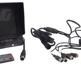 JAG97-0024 Monitor przewodowy 7", 800x480, 16:9, 12-24V, IP68, 4 Wejścia Video, 1 Audio