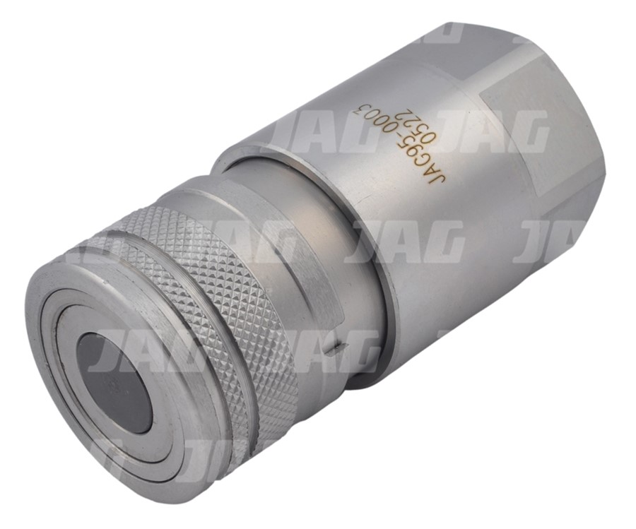 JAG95-0003 Szybkozłącze hydrauliczne flat face(suchoodcinające)-gniazdo, 1/2"BSP, DN12,5, ISO16028 - obrazek 2