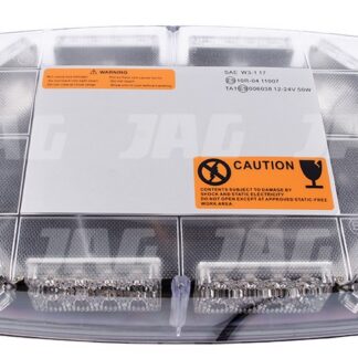 JAG96-0086 Lampa Błyskowa 80 LED, 27W, 12-24V pomarańczowa/ magnes JAG