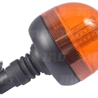 JAG96-0093 Lampa Błyskowa, 60 LED SMD, 12-24V, R10, Uchwyt na elastyczny trzpień, błysk obrotowy 360° / błysk przerywany JAG