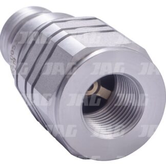 JAG95-0053 Szybkozłącze hydrauliczne flat face (suchoodcinające)-wtyczka, DN12,5, 1/2"BSP, ISO16028