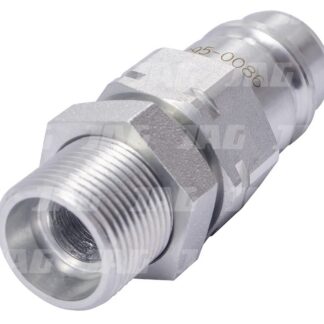 JAG95-0086 Szybkozłącze hydrauliczne grzybkowe-wtyczka grodziowa z gwintem zewnętrznym, DN12,5, M22X1,5, 15L, ISO7241-A