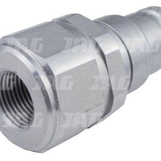 JAG95-0051 Szybkozłącze hydrauliczne flat face (suchoodcinające)-wtyczka, DN10, 3/8"BSP, ISO16028