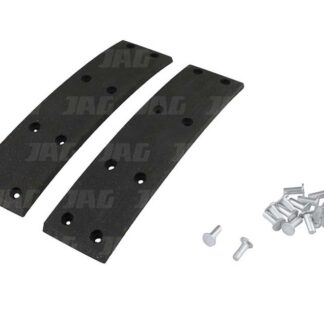 JAG08-0500 Zestaw okładzin hamulcowych 40x160mm (2szt+nity) JAG