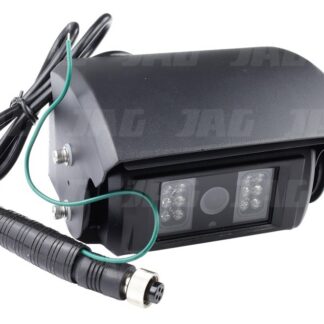 JAG97-0017 Kamera do monitoringu przewodowa,  600TVL, 12 Diod IR, IP69K, na przód, Grzałka