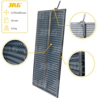 JAG05-0062 Sito żaluzjowe ocynkowane dolne, lamela-10mm JAG PREMIUM