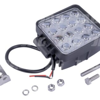 JAG96-0008 Lampa robocza LED, 48W, 10-30V, 16 EPISTAR LEDx3W, SPOT JAG