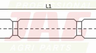 JAG98-0038 Łącznik górny, 1 1/16"UNF kat.1-2