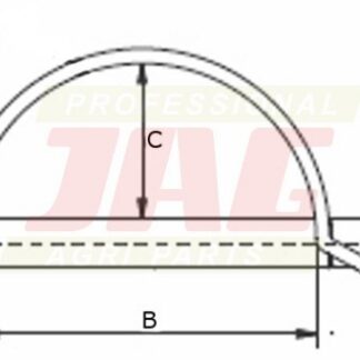 JAG98-0127 Zawleczka 8 mm