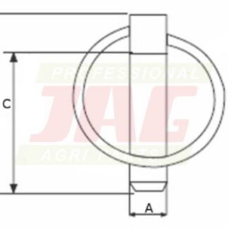JAG98-1345 Zawleczka 6 mm