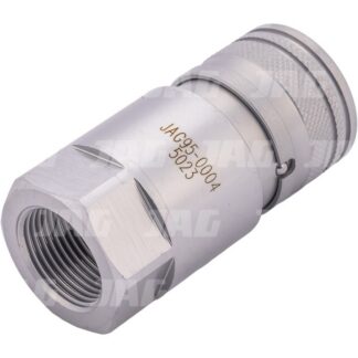 JAG95-0004 Szybkozłącze hydrauliczne flat face(suchoodcinające)-gniazdo, 3/4"BSP, DN12,5, ISO16028
