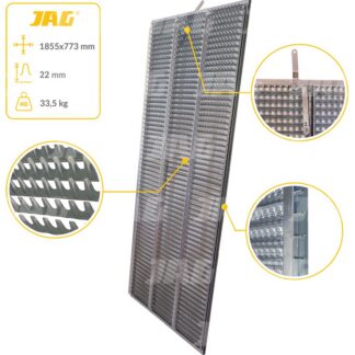 JAG05-0478 Sito żaluzjowe ocynkowane górne, lamela-22mm JAG PREMIUM