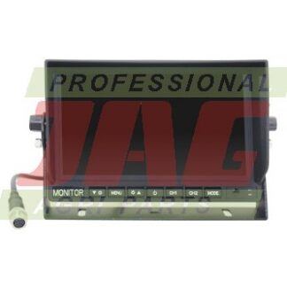 JAG97-0019 Monitor przewodowy 7", 800x480, 16:9, 12-24V, 3 Wejścia Video, 1 Audio