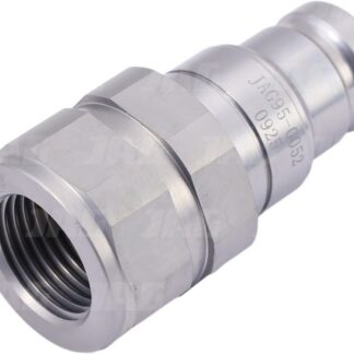 JAG95-0052 Szybkozłącze hydrauliczne flat face (suchoodcinające)-wtyczka, DN10, 1/2"BSP, ISO16028