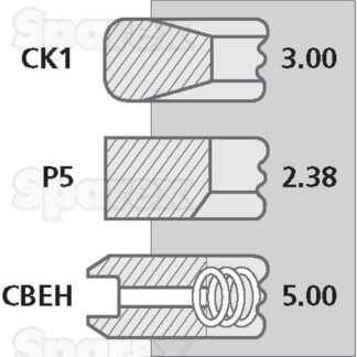 AR55759 Pierścienie tłokowe