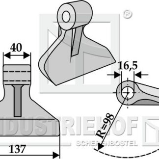 63-RM-30 Bijak młotkowy INDUSTRIEHOF