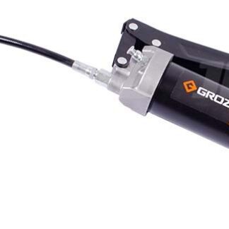 JAG90-0014 Smarownica ręczna z podwójnym tłokiem 400g, gwint M10x1 GROZ