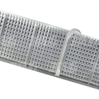 JAG05-0063 Sito żaluzjowe ocynkowane końcowe, lamela-22mm