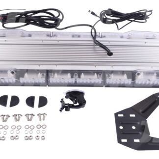 JAG96-0090 Lampa Błyskowa 132 LED, 12-24V, pomarańczowa, ze sterownikiem JAG