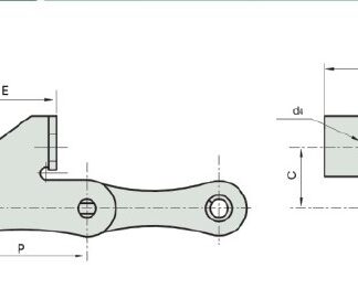 S52LV/SD/J4A Łańcuch podajnika rozst. otw. 55mm ROLLON-SOLID