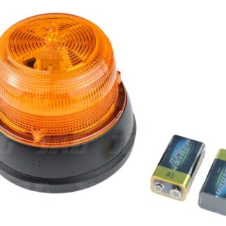 JAG96-0097 Lampa Błyskowa JAG, 16 LED, 2x bateria 9V, mocowanie na magnes