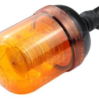 JAG96-0082 Lampa Błyskowa JAG-LED, 54W, 12-24 V, R10, R65, 18LEDx3W, Uchwyt na elastyczny trzpień, Wysoki klosz