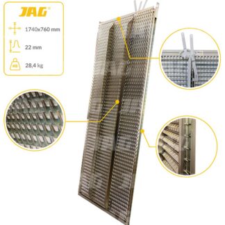 JAG05-0049 Sito żaluzjowe ocynkowane górne, lamela-22mm JAG PREMIUM