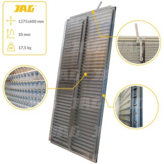 JAG05-0047 Sito żaluzjowe ocynk dolne, lamela-10mm JAG Premium