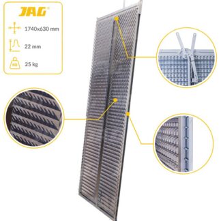 JAG05-0155 Sito żaluzjowe ocynkowane górne, lamela 22mm JAG PREMIUM