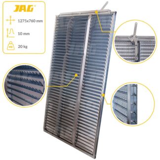JAG05-0044 Sito żaluzjowe ocynkowane dolne, lamela-10mm JAG PREMIUM